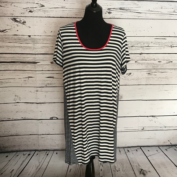 Green Envelope Dresses & Skirts - Green Envelope Striped High Low Dress Size XL